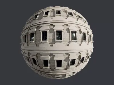 Building Facade Seamless PBR Texture 18 Texture