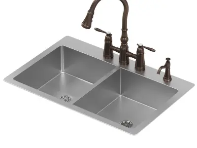 MOEN kitchen sink GS202684 3D model