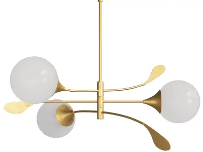 Mitzi Victoria 3 Light Chandelier 3D model