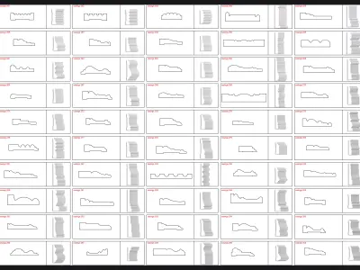 1115 Molding Profile 3D model