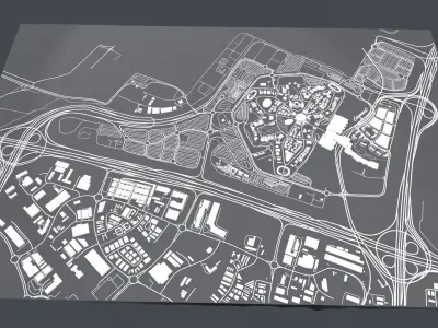 Cityscape Dubai EXPO 2020 United Arab Emirates 3D model