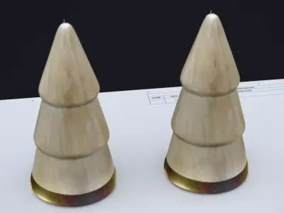 CHRISTMAS TREE FAUX DECOR 2024 3D model