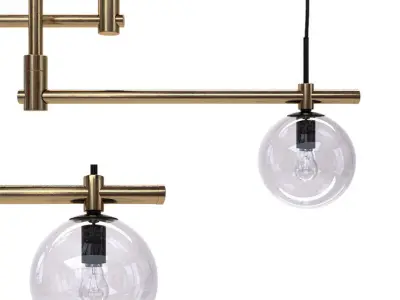 Zezo globe Chandelier 3D model