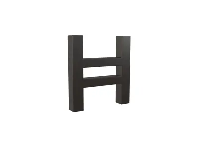 Hedera Coin v2 002 Low-poly 3D model