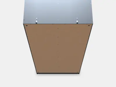 BRIMNES Glass-door cabinet 3D model