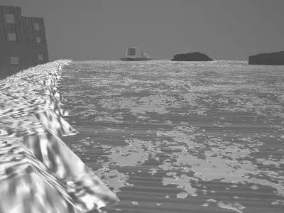 Game Ready Scene Design Low-poly 3D model