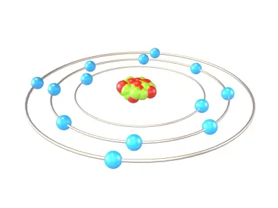 Aluminium Chemical Element v1 002 Low-poly 3D model