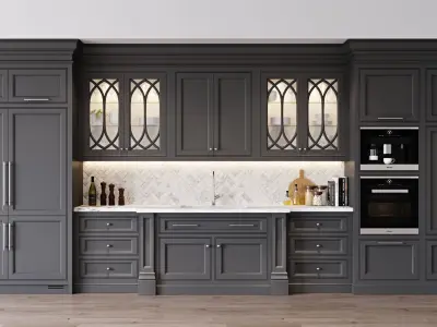Classic kitchen 2 3D model