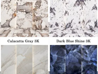 Marble 67 - Copenhagen-Universe-Dark Blue-Calacatta Gray Texture
