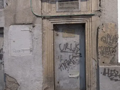 Abandoned transformer station 3D model