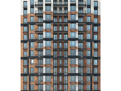 Residential Building 003 3D model