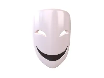 Anime Cosplay Mask v1 001 Low-poly 3D model