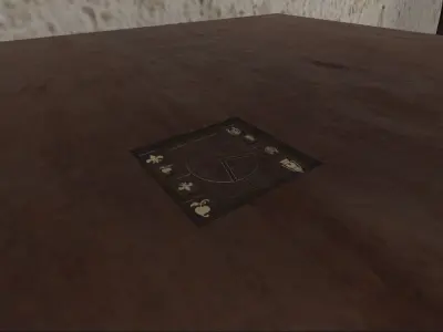 Antique Room Low-poly 3D model