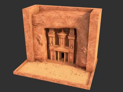 Petra 3D model