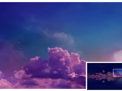 Skies 2 - Matte painting - Panoramas 360 degree Low-poly 3D model