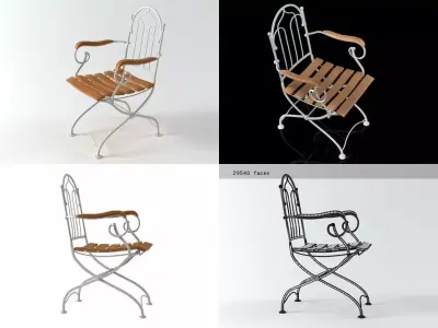 Vienna Armchair 3D model