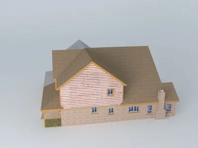 wide duplex Free 3D model