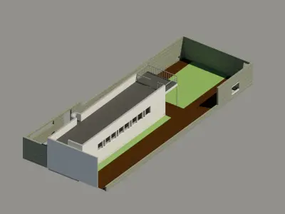 villa le lac 3D model