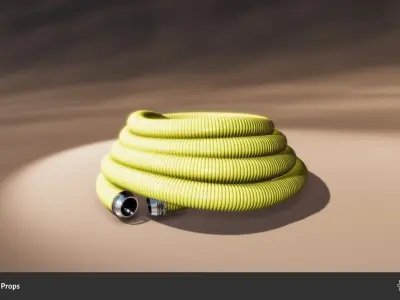 Sci-Fi Industrial Props Low-poly 3D model