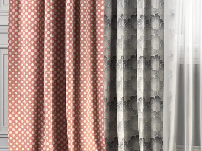 Curtain Set 137 3D model