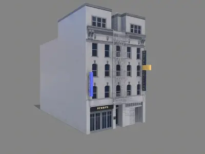 155 Steuart Street Building San Francisco Low-poly 3D model