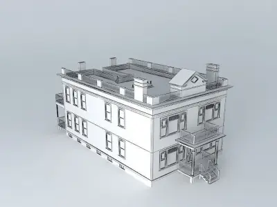 Apartment House Free 3D model