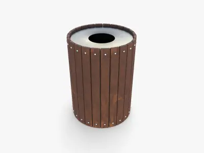 Trash can v10 3D model