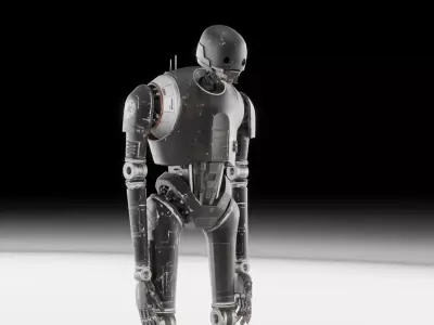 Stars Wars-Andor Brawler Droid  3D model