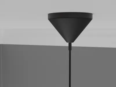 Ceiling light P444BG Low-poly 3D model