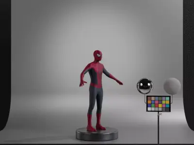 The Amazing Spider-Man Low-poly 3D model
