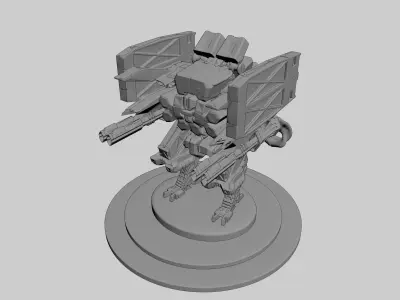 Cyborg Prototype Mecha Robot SciFi 3D model