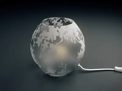 KNUBBIG Table lamp Ikea 3D model