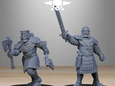 Vodalites Melee Infantry 3D print model