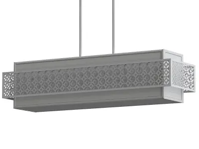 KENNEY rectangular pendant light fixture 3D model