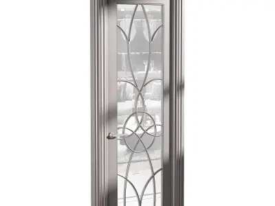 Modern entrance door 46 3D model