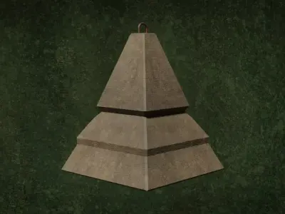 Military Anti Tank Dragon Teeth Series MFO Lot1 N7-9 Group 3 3D model