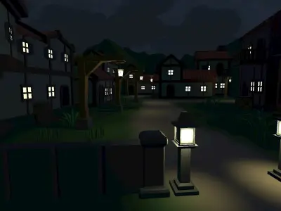 Medieval Fantasy Packs Low-poly 3D model