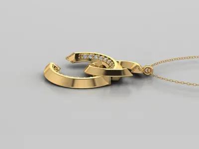 Pendant P077 3D Print Model 3D print model