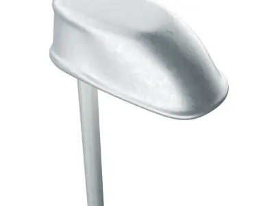 Tall Street Lamp 02 Low-poly 3D model