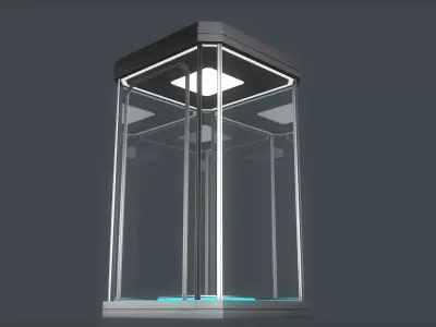 Sci Fi Liquid Incubator 3D model purchase