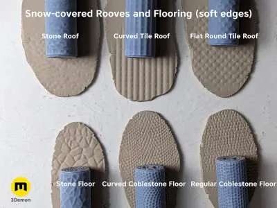 DnD Terrain Rollers Snow Landscape 3D print model