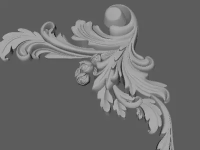 dekor ornament 3D model 193
