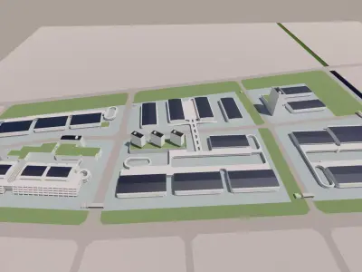 logistics park -A21 3D model
