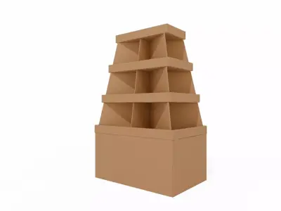 Point of Sale Cardboard Display Stand Texture
