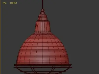 Hanging lamp Romatti Network Rail 3D model