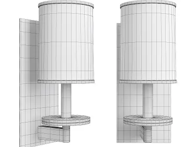 Chelsea Sconce Low-poly 3D model