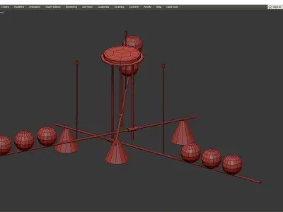 AVAIL BALL Low-poly 3D model