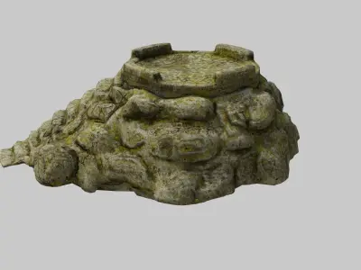 Altar Low-poly 3D model