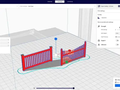Pillar architecture 3D print model