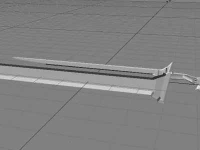 Sword - Malay Pedang Panjang 3D model